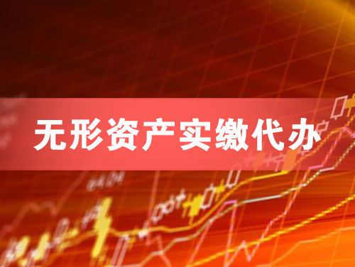 日照无形资产实缴资本代办